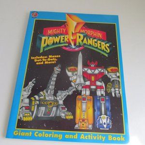 90s Power Rangers Activity Books 1994 Power Rangers The Mighty Morphins Vintage